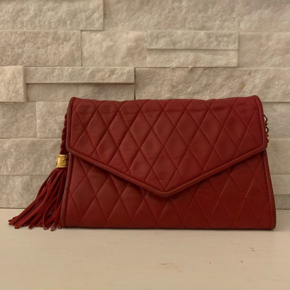 Vtg CHANEL Envelope Mini Flap Bag GHW - Picture 3 of 8